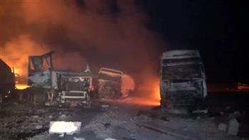   4 انفجارات تهز ريف دير الزور الشرقي بسوريا وتحليق مكثف لطائرات حربية مجهولة 