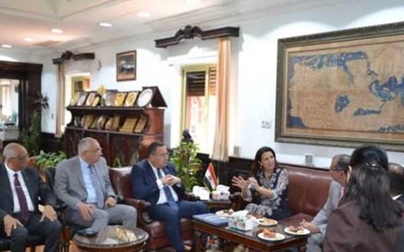 رئيس جامعة الإسكندرية يستقبل وفد هيئة "الفولبرايت" بالقاهرة لبحث سبل التعاون