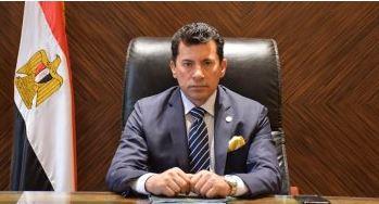 وزير الرياضة يفتتح عددا من المنشآت الشبابية فى بنى سويف