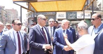 وزير العمل ومحافظ القاهرة يتفقدان أماكن انتظار لائقة لعمال التراحيل بباب الشعرية