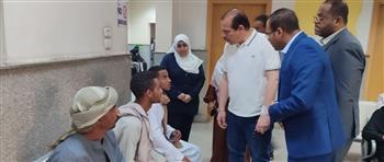 نائب وزير الصحة يتفقد عدد من المنشآت الطبية بمحافظة أسوان بالتزامن