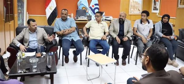 إنطلاق أعمال مشروع الهوية البصرية لجامعة الأقصر