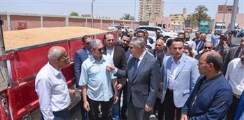   محافظ الإسكندرية يشهد انطلاق موسم توريد القمح بالعامرية