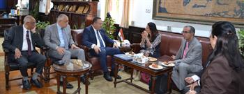   رئيس جامعة الاسكندرية يستقبل وفد هيئة الفولبرايت بالقاهرة 