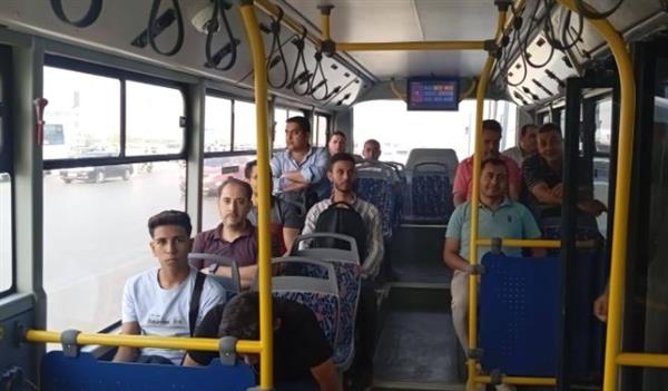 إقبال كبير على الأتوبيس الترددي BRT في أول أيام التشغيل التجريبي