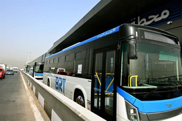 تعليمات لمستخدمي الطريق الدائري مع بدء التشغيل التجريبي للأتوبيس الترددي