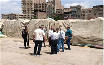   اللجنة المركزية بالغربية تتابع توريد القمح بشونة الفاخر بالمحلة الكبرى