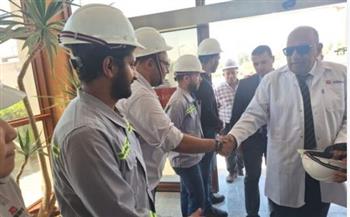   وزير الكهرباء يتفقد مصانع معدات الجهد العالي بالسويس