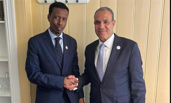 وزير الخارجية والهجرة يلتقى مع مستشار الأمن القومي الصومالي