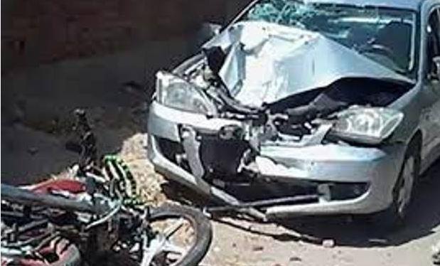 إصابة 3 أشخاص في حادث تصادم سيارة وموتوسيكل بقنا