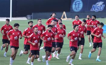   الأهلي ينهي مرانه استعدادا لـ إنتر ميامي في كأس العالم
