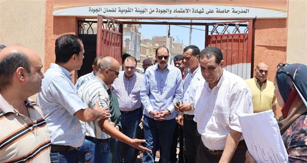 محافظ سوهاج: تأمين لجان الثانوية العامة وتوفير بيئة مناسبة للطلاب والملاحظين