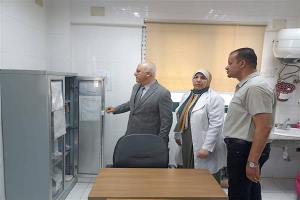 وكيل " صحة القليوبية  " يتابع سير العمل بالمنشآت الطبية بالقناطر الخيرية