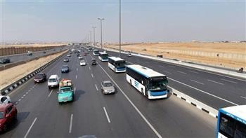 غلق كلى بطريق الواحات لتركيب كمرة معدنية بكوبرى زويل ضمن مشروع الأتوبيس الترددى