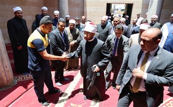   وزير الأوقاف يتفقد مسجد وضريح الإمام الليث بن سعد بالقاهرة