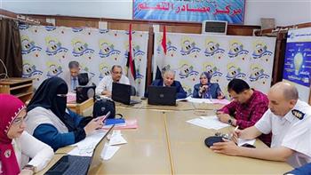   مدير تعليم الفيوم يتابع غرفة عمليات امتحانات الثانوية العامة