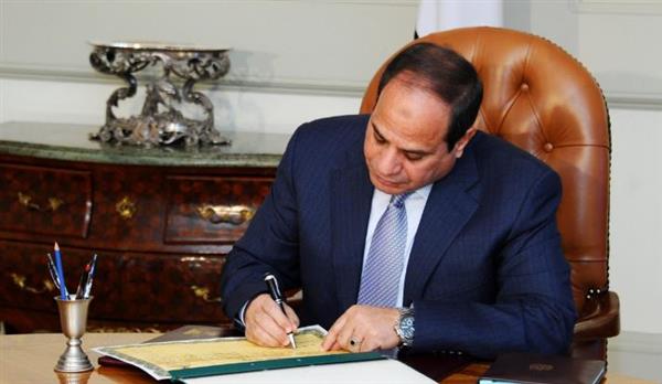 الرئيس السيسي يوقع قانون بإنشاء قاعدة بيانات الرقم القومي الموحد للعقارات