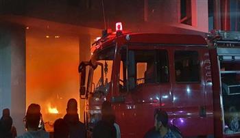   الحماية المدنية تسيطر على حريق اشتعل بعقار فى البراجيل بالجيزة