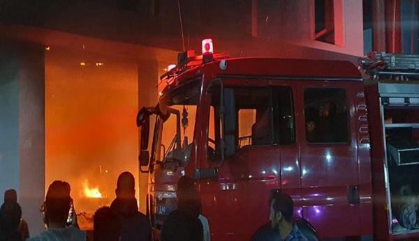 الحماية المدنية تسيطر على حريق اشتعل بعقار فى البراجيل بالجيزة