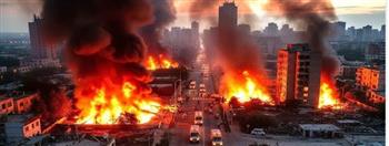   إصابة 45 شخصا جراء سقوط صاروخ إيرانى على حيفا 