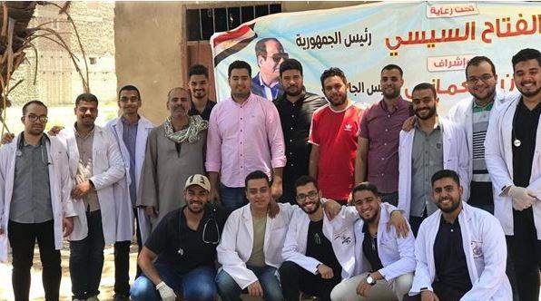“طب بيطري سوهاج” تطلق قافلة طبية بيطرية بقرية تونس