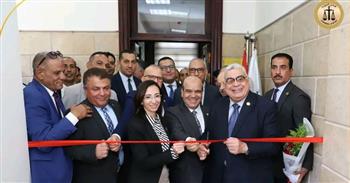   رئيس مجلس الدولة ومحافظ البحيرة يتفقد مجمع محاكم مجلس الدولة بالبحيرة