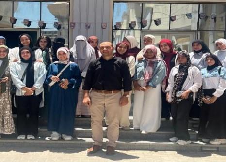 طلاب كلية "الحقوق" جامعة حلوان الأهلية يستعدون للتدريبات الصيفية