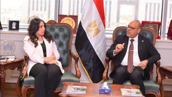 وزير العمل ووفد "إبدأ" يبحثان ما تم إنجازه في تطوير 5 مراكز تدريب مهني بالمحافظات
