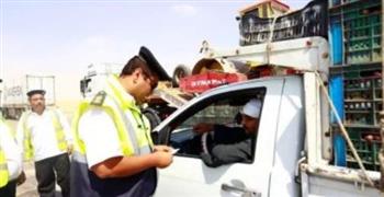   حملات مكثفة لرصد المخالفات بمحاور القاهرة والجيزة