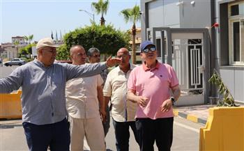   الإسكندرية .. جولة تفقدية لرئيس شركة الصرف الصحي لمحطات الشركة