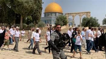   مستوطنون إسرائيليون يقتحمون باحات المسجد الأقصى