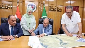   محافظ المنيا يعتمد الحدود الإدارية النهائية للمحافظة
