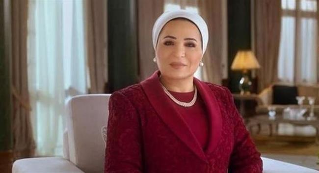 السيدة انتصار السيسي: قلوبنا يعتصرها الألم على بناتي ضحايا حادث المنوفية الأليم
