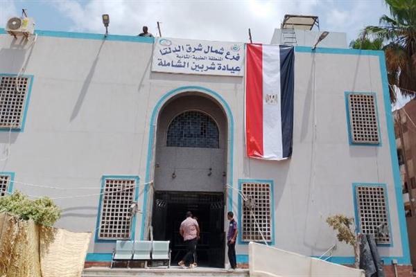 محافظ الدقهلية يتفقد عيادة التأمين الصحي بشربين