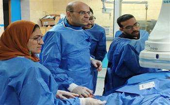   مستشفيات قنا الجامعية : إنقاذ ساق مريض من البتر باستخدام تقنية القسطرة التداخلية