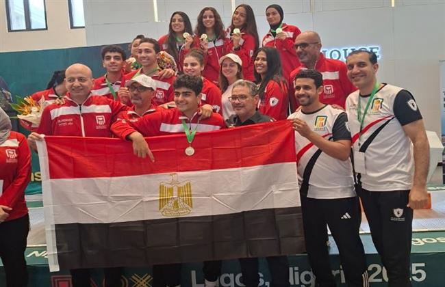 مصر تسيطر على جدول ترتيب البطولة الأفريقية للسلاح بنيجيريا برصيد 21 ميدالية