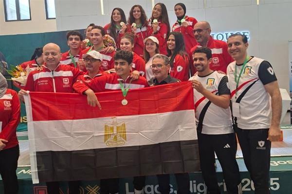 مصر تسيطر على جدول ترتيب البطولة الأفريقية للسلاح بنيجيريا برصيد 21 ميدالية