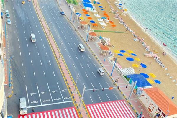 الإسكندرية ..الانتهاء من أعمال التخطيط الأرضي لإشارات عبور المشاة من شارع 45 وحتى المنتزة