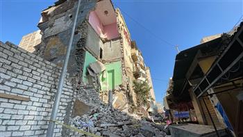   انهيار عقار قديم في اللبان بالإسكندرية دون إصابات