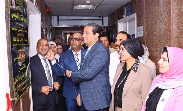 محافظ دمياط يفتتح وحدة أشعة "الماموجرام" ضمن احتفالات العيد القومي