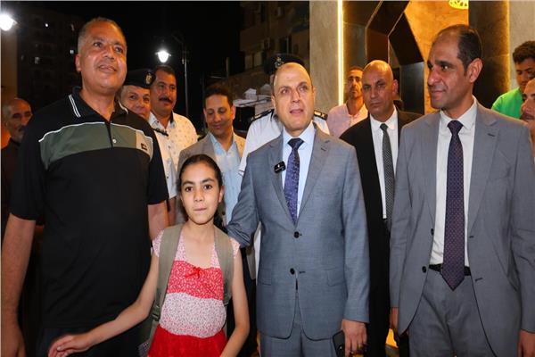 تزامنًا مع احتفالات ثورة 30 يونيه .. محافظ كفر الشيخ يفتتح ميدان وحديقة المحطة