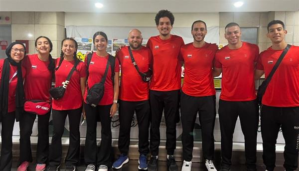 منتخب الريشة الطائرة الهوائية يغادر إلى غانا للمشاركة في بطولة إفريقيا