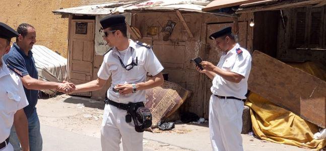 حملة على النباشين بدائرة قسم باب شرق بالإسكندرية 