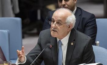 مندوب فلسطين بمجلس الأمن: إسرائيل تفرض حصارا سياسيا وماليا على الحكومة