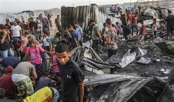   القاهرة الإخبارية: جريمة جديدة للاحتلال تستهدف خيام النازحين في خان يونس
