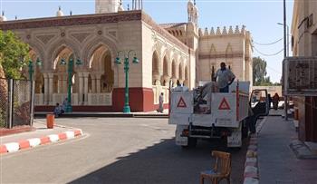   "محلية قنا" تستعد لتجهيز ساحة مسجد سيدي عبد الرحيم القنائي لصلاة عيد الأضحى