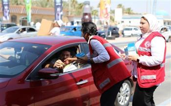 الهلال الأحمر المصري يشارك في تأمين احتفالات عيد الأضحى