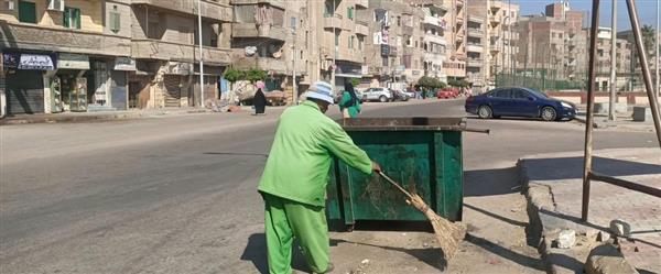 عروس الدلتا في عيد الأضحى المبارك: حملات نظافة وتجميل وتطهير شوارع على مدار الساعة