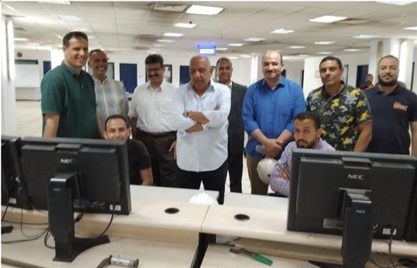 وزير الكهرباء في زيارة لمحطة توليد كهرباء أبو قير الجديدة بالاسكندرية