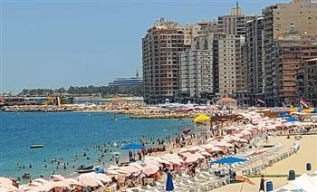  مصايف الإسكندرية: انخفاض نسب الإشغال في رابع أيام عيد الأضحى